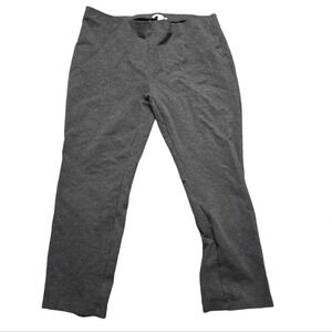Liz Claiborne Alexis Straight Leg Grey 1X Pant